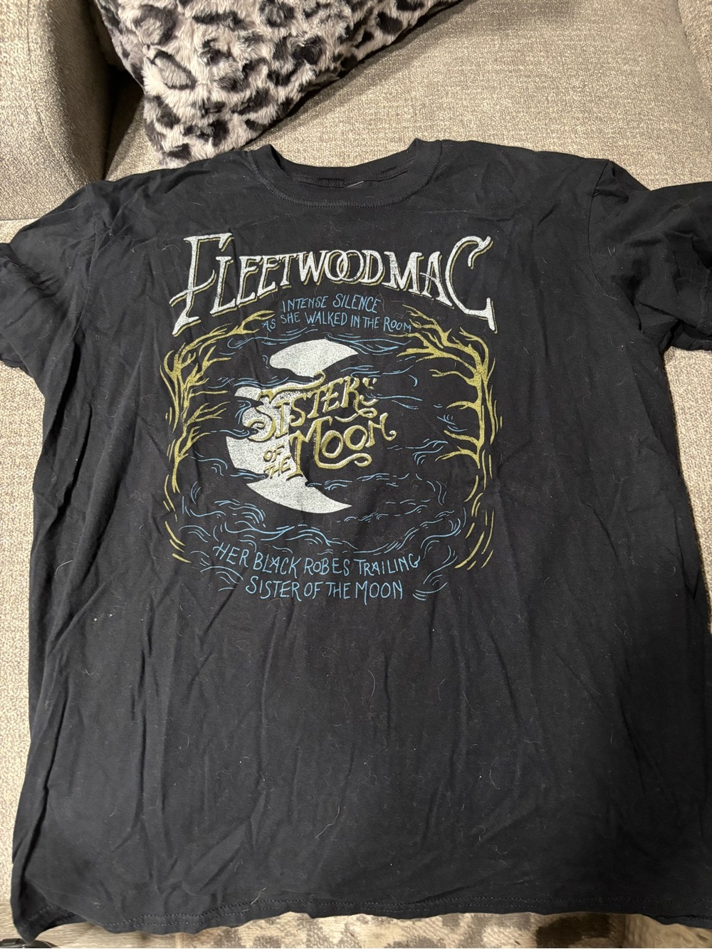 Fleetwood Mac 'Sisters of the Moon' Black Graphic Tee XL